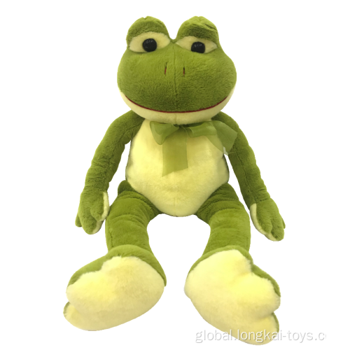 China Plush Toy Sitting Frog Manufactory